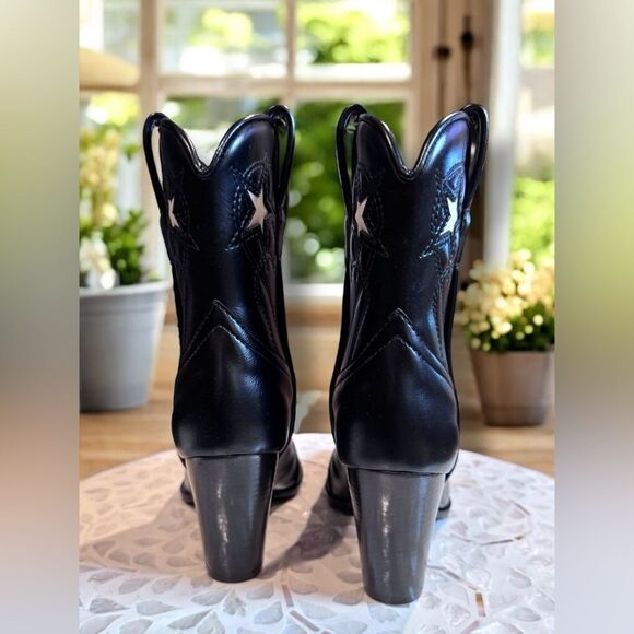 Stella McCartney $1355 Cloudy Alter Heel 85mm embroidery cowboy Western Boots - Picture 8 of 16